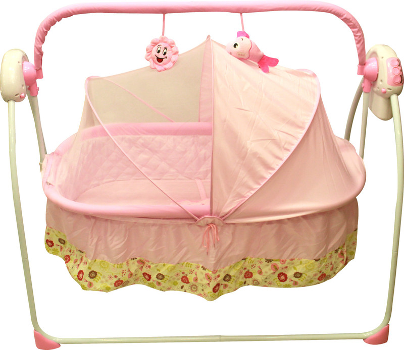 Kiwi Automatic Swinging Cradle with Music Bassinet(Multicolor)