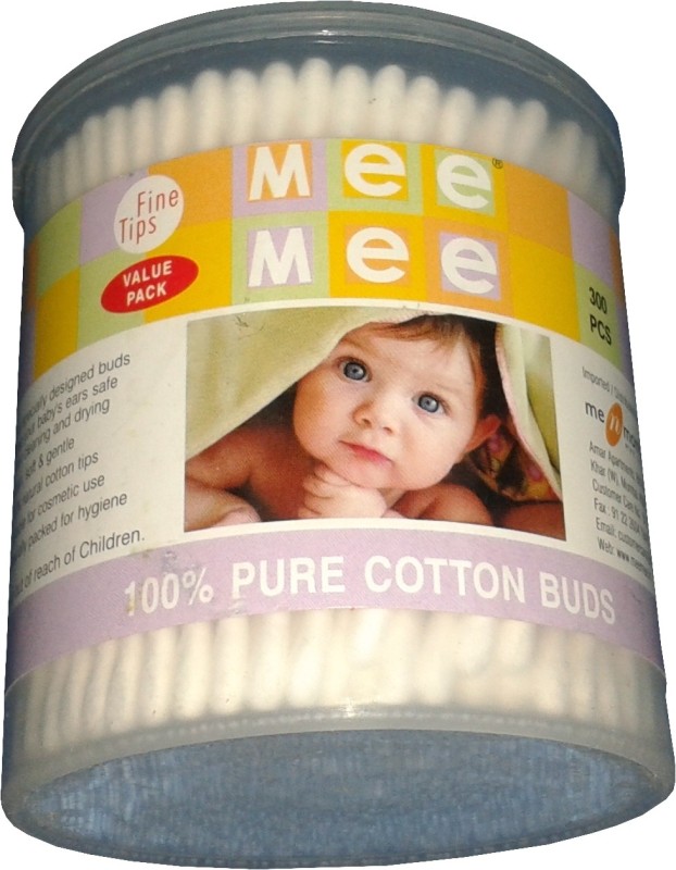 MeeMee 100% Pure Cotton Buds MM-1437(300 Units)