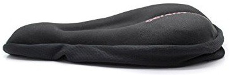 CycLex Soft Silicone Cushion Saddle Pad Bicycle Seat Cover Free Size(Black)