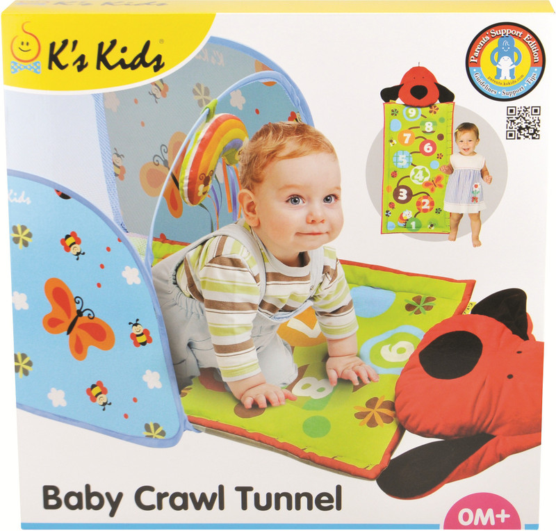 K's Kids Baby Crawl Tunnel(Multicolor)