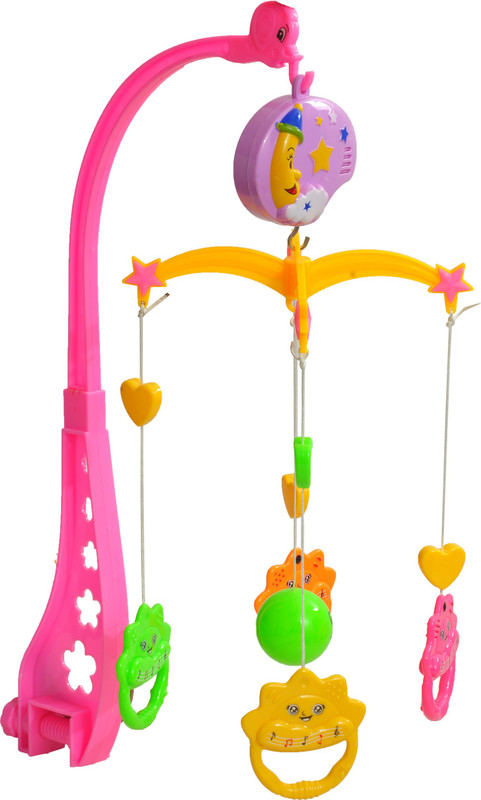 Magic Pitara Musical Bed Ball Set (Pink)(Multicolor)