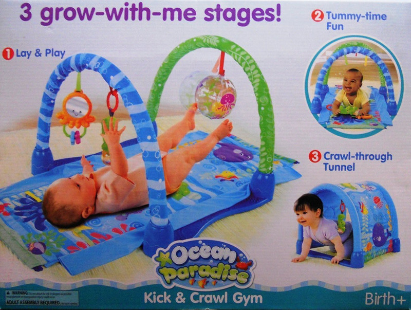 Baby Grow Ocean Paradise Kick & Crawl Gym(Blue)