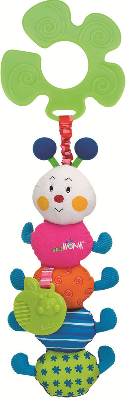 K's Kids Funky Stroller Pals - Inchworm(Multicolor)