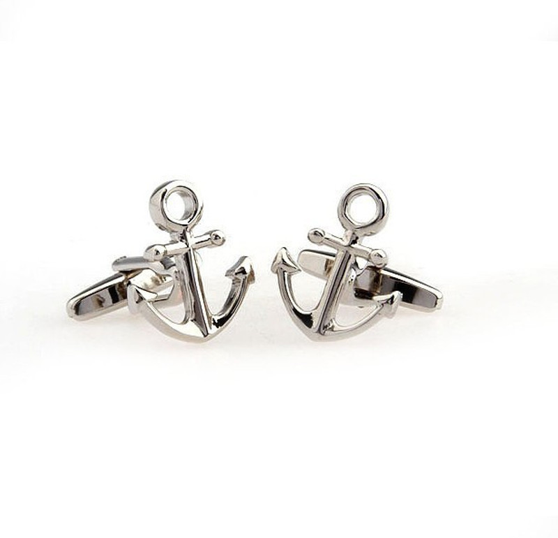 Albetro Brass Cufflink(Silver)