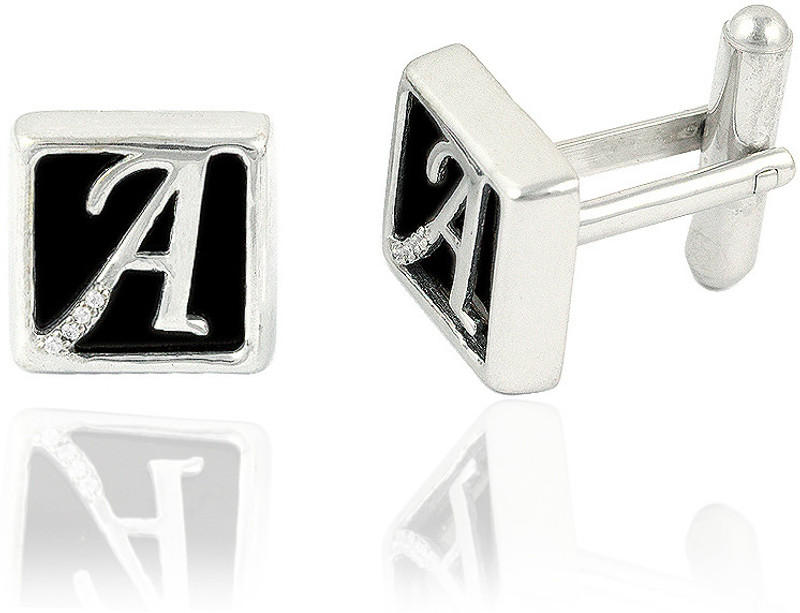 Exxotic Jewelz Brass Cufflink(Black)