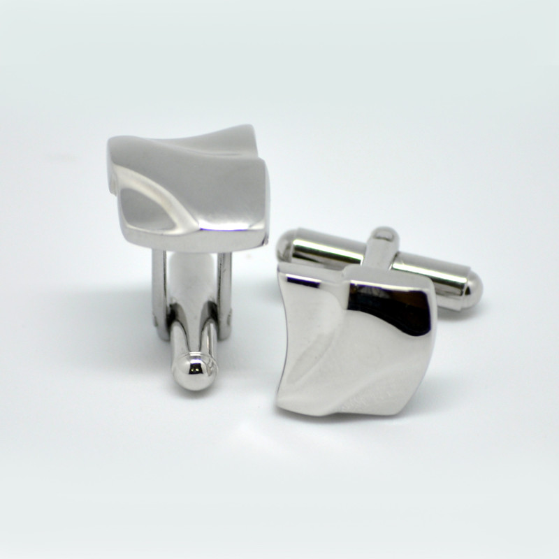 Gildermen Brass Cufflink(Silver)