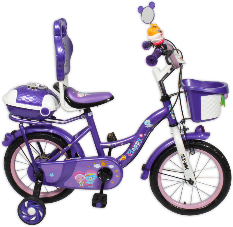 HLX-NMC KIDS BICYCLE 14 HAPPY PURPLE 12 T Recreation Cycle(Single Speed, Purple)
