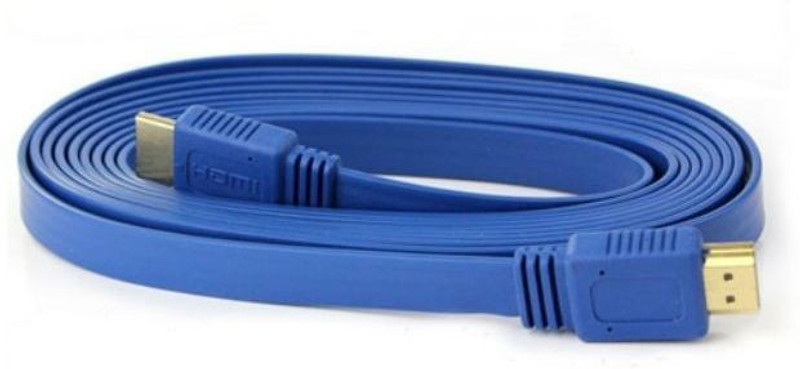 TechGear 1.5 M 1.5 m HDMI Cable(Compatible with Sony Ps3 Hx1, Blue)