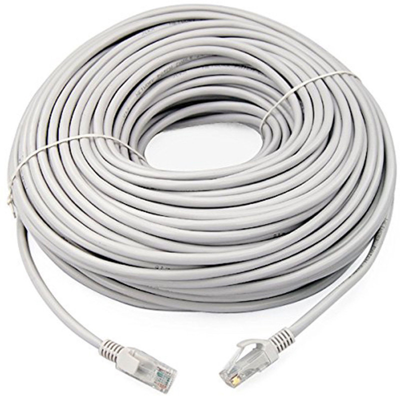 BEcom BEcom50MtsPatchCord 50 m Power Cord(Compatible with Networking, White)