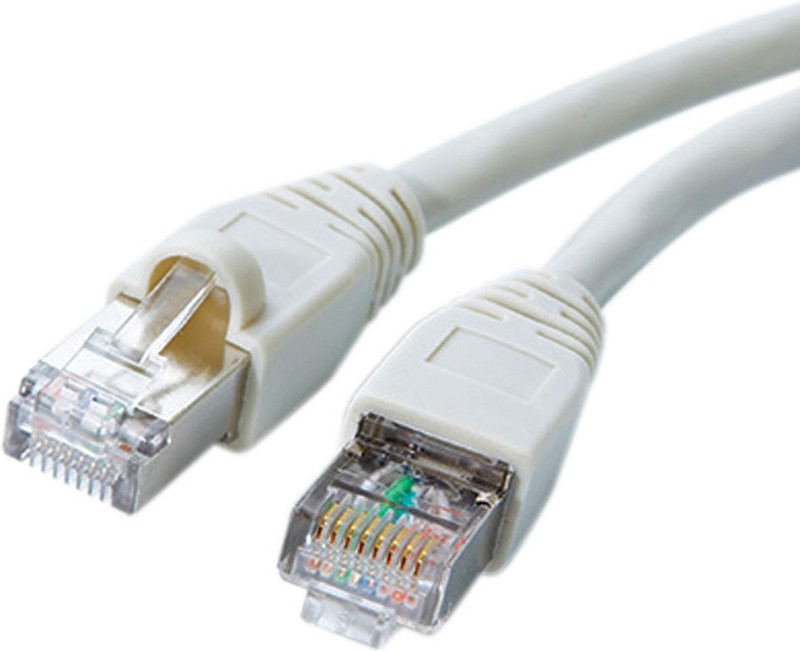 Speed PCST15MCAT5 15 m Patch Cable(Compatible with Mobile, Laptop, Tablet, Mp3, Gaming Device, White, One Cable)