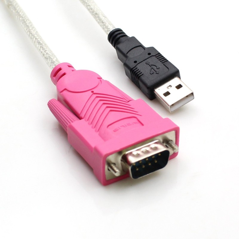 .iConnect World RS232 Serial 9-Pin USB Adapter(Pink) RS.499 (58.00% Off) - Flipkart