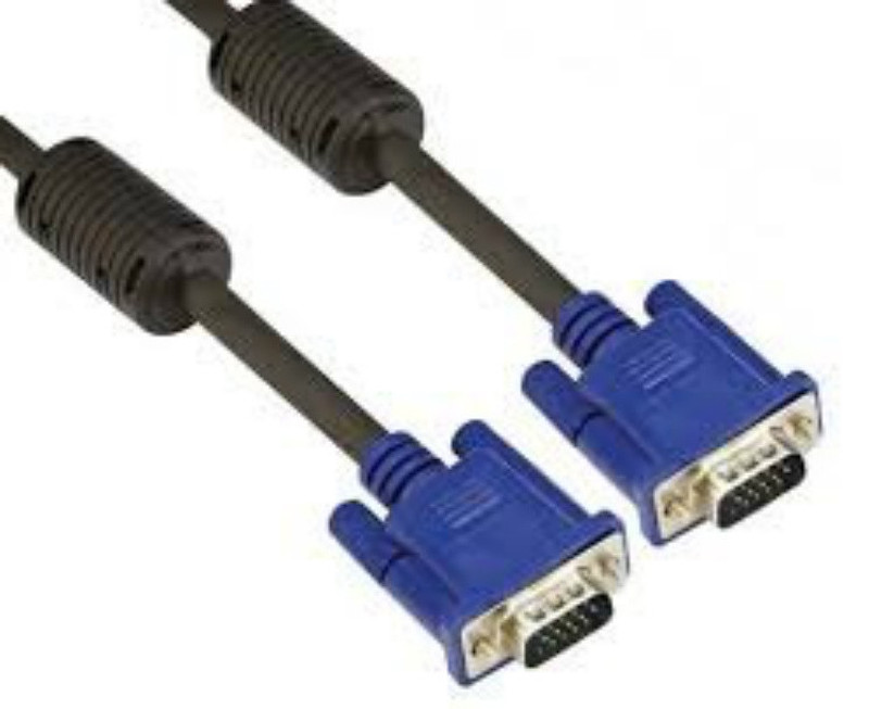 Axcess Male to male 15pin 1.5m 1.5 m VGA Cable(Compatible with HDTv, Computer, Laptop, Blue, One Cable)