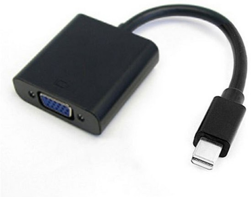 Lexel  TV-out Cable Mini Display Port To Vga Adapter (NO AUDIO )(Black, For Laptop) RS.999 (50.00% Off) - Flipkart