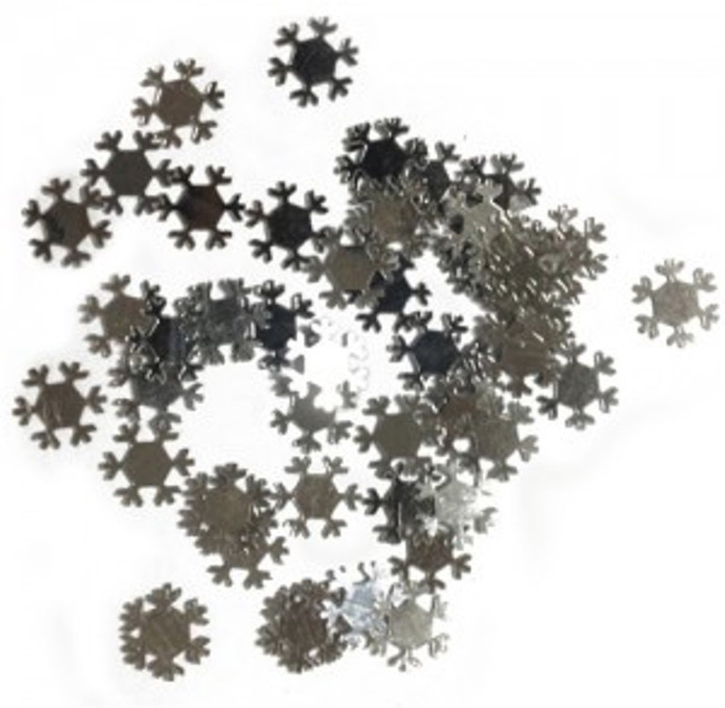 Funcart Multicolor Silver Snowflakes Confetti for christmas - 10 g Funcart Multicolor Silver Snowflakes Confetti for christmas - 10 g