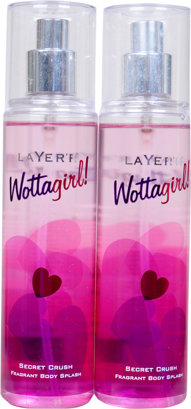 layer wattagirl secret crush Deodorant Spray  -  For Women(270 ml, Pack of 2)