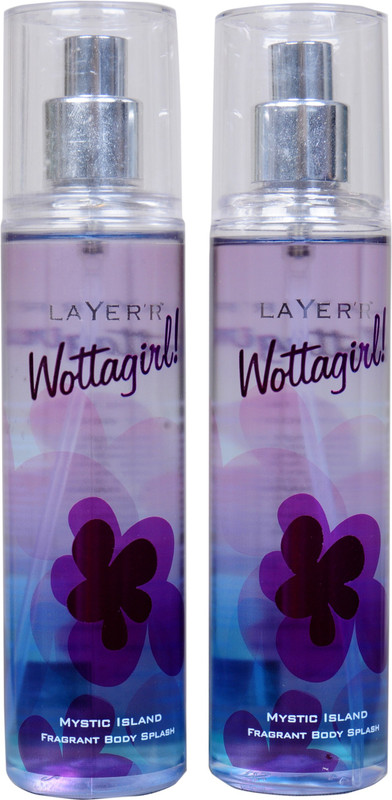 layer wattagirl mystic island Deodorant Spray  -  For Women(270 ml, Pack of 2)