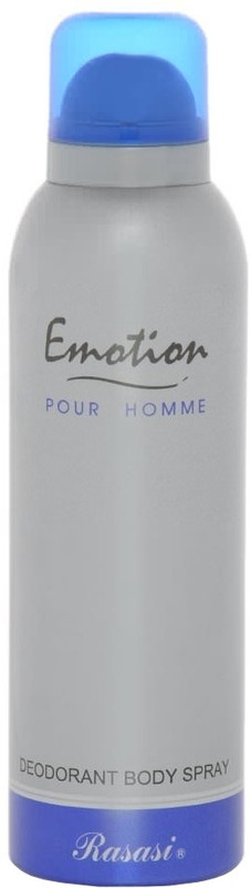 Rasasi Emotion Deodorant Spray  -  For Men(200 ml) RS.328 (22.00% Off) - Flipkart