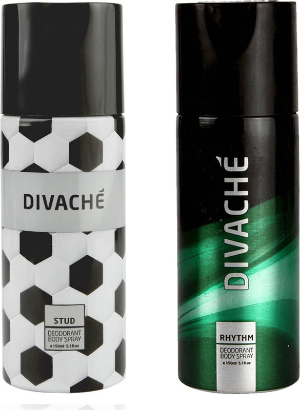 Divache rhythm, stud Deodorant Spray  -  For Men(150 ml, Pack of 2)
