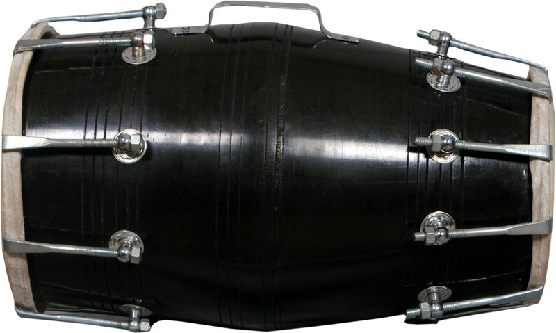 S enterprises 0000S5 Nut & Bolts Dholak(Black)