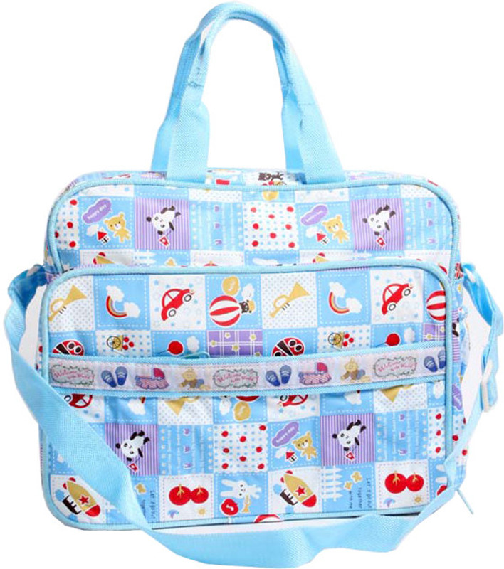 Walletsnbags Baby Messenger Diaper Bag(Blue)