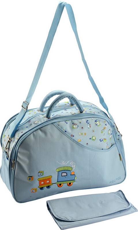 MeeMee Nursery Messenger Diaper Bag(Blue)
