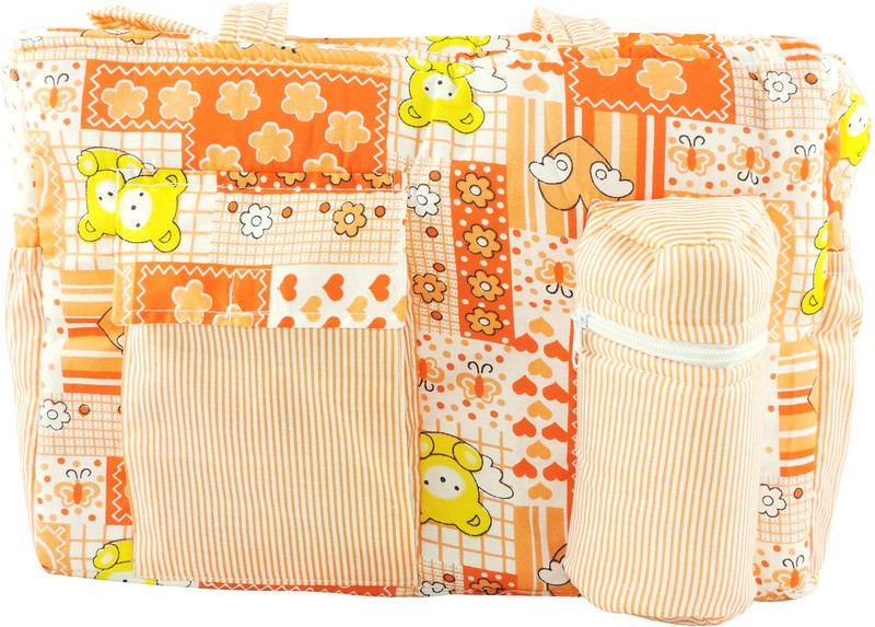 Ole Baby Big Multi-Utility Little Hearts Attractive Print Tote Diaper Bag(Multicolor)