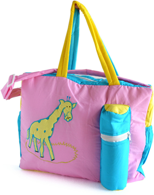 Duck Girrafe Messenger Diaper Bag(Blue, Pink)
