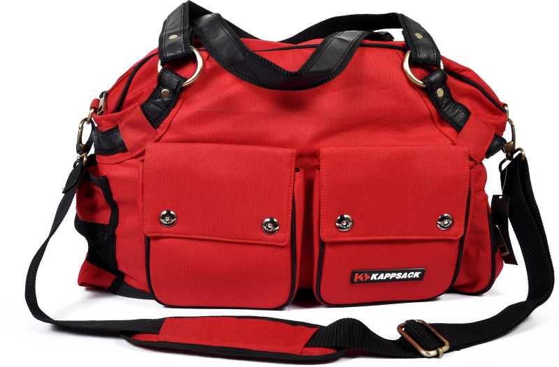 Kappsack Mama Bag with Changing Mat Diaper Bag(Red)