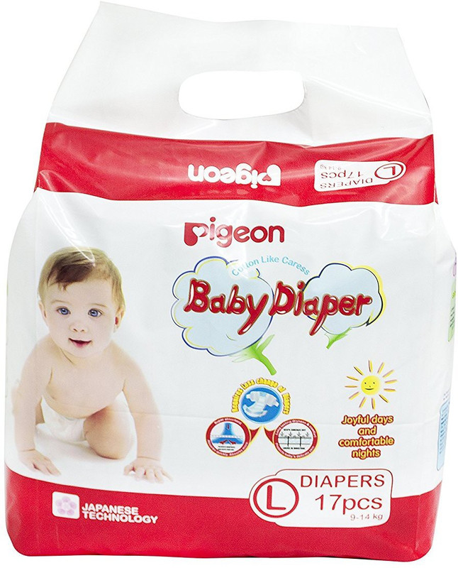 Pigeon Pigeon Baby Large Size Diaper (17 Count) - L