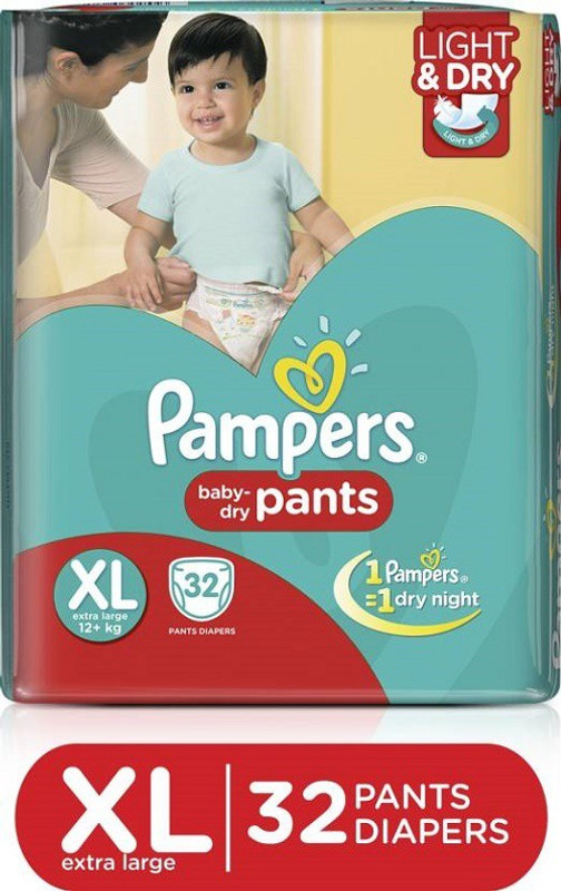 Pampers Diapers Pants - XL - XL(32 Pieces)