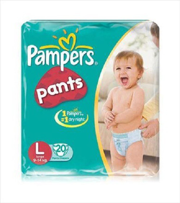 Pampers Pants Diapers - L(20 Pieces)