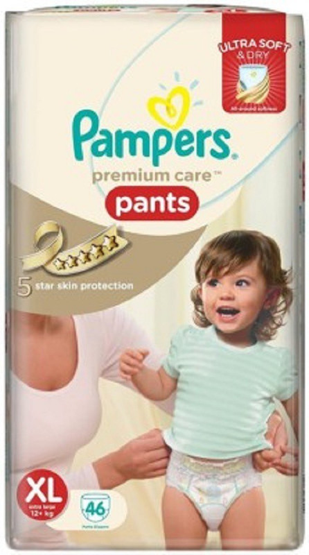 Pampers Premium Care Pants Diapers - XL(46 Pieces)