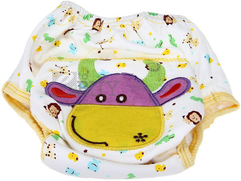 Ole Baby Soft Comfortable Reusable Cotton Pull on Style Pants (Age:1-2 Years)