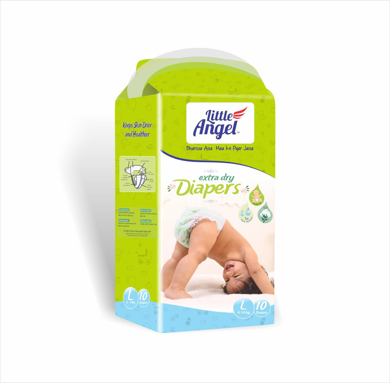 Little Angel Extra Dry Diapers - L(30 Pieces)