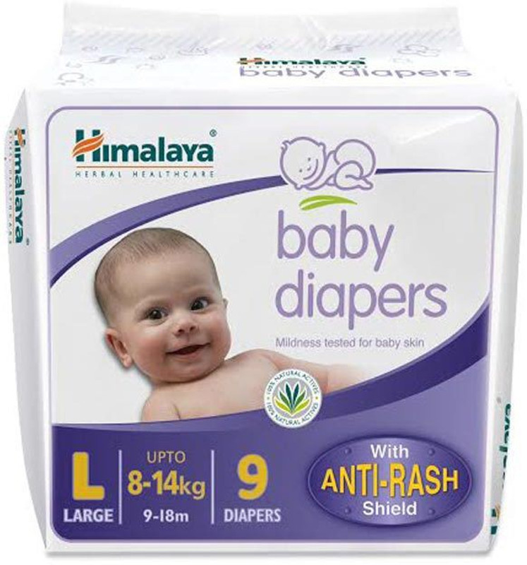 Himalaya Diaper Large 9'S - L(4 Pieces)