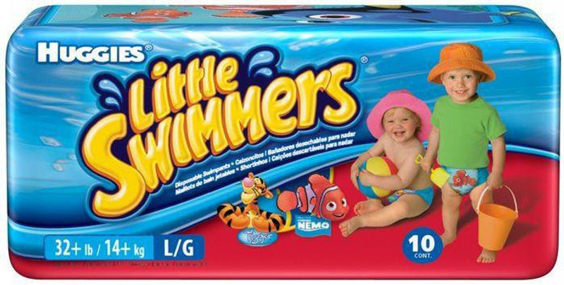 Huggies Little Swimmers - Large - 10 (14+Kg) - L(10 Pieces)