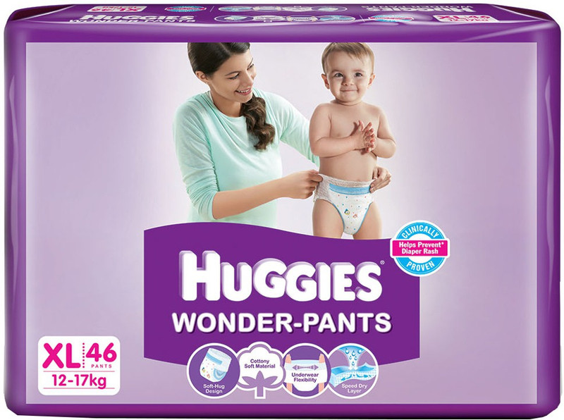Huggies Wonder-pants Diaper - XL(46 Pieces)