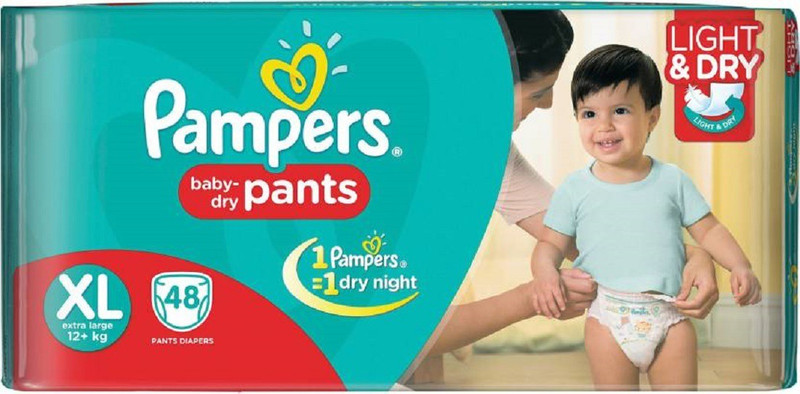 Pampers Pants Diapers - XL(48 Pieces)