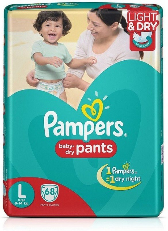 Pampers Pants Diapers - L(68 Pieces)