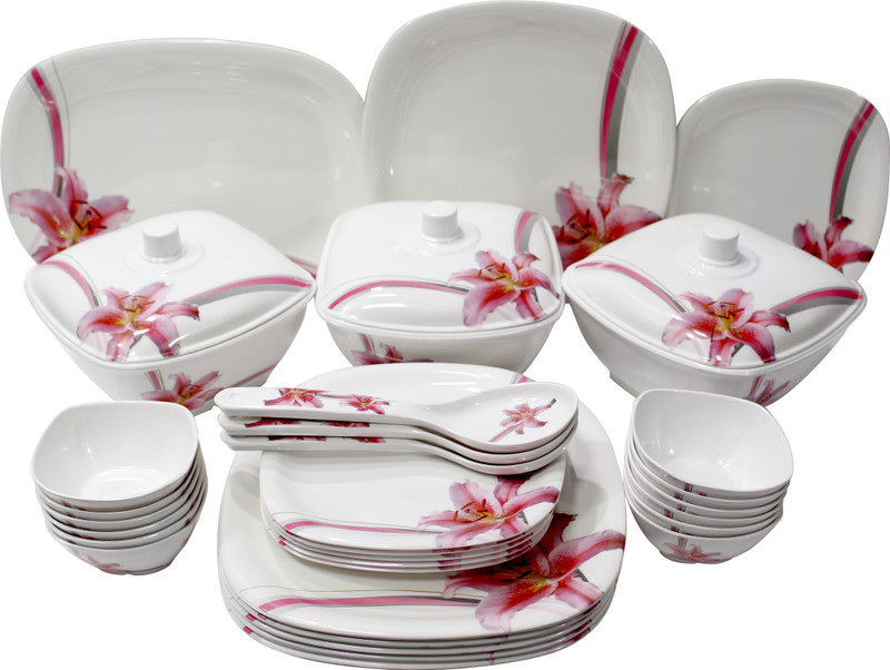 florida fortune Pack of 34 Dinner Set(Melamin)