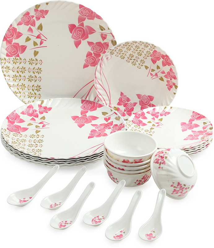 birdy Pack of 24 Dinner Set(Melamine)