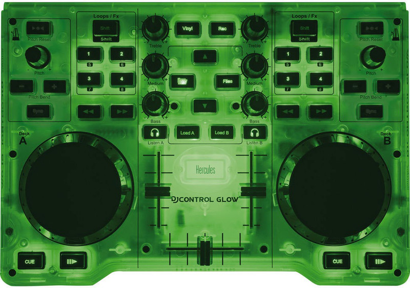 HERCULES DJ Glow Wired DJ Controller