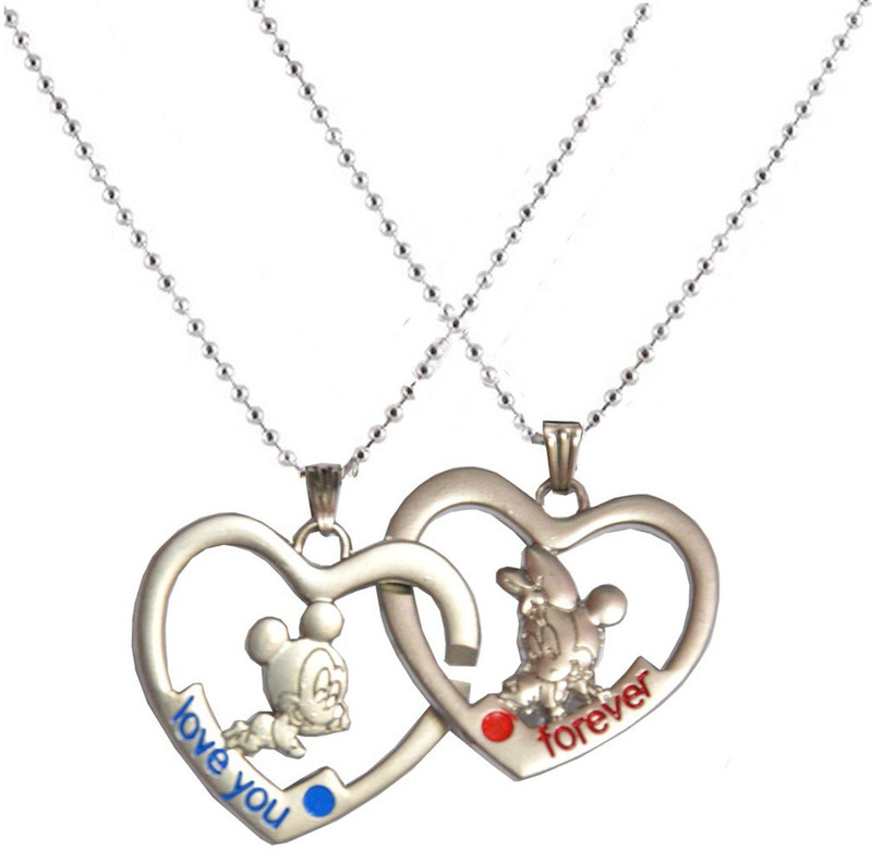 Men Style New Heart Couple Love You And forever Debossed Multicolor Dog Tag