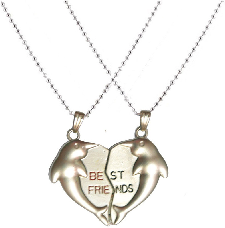 Men Style New Fish and Heart Style Couple Best Friend Mangnetic Debossed Multicolor Dog Tag