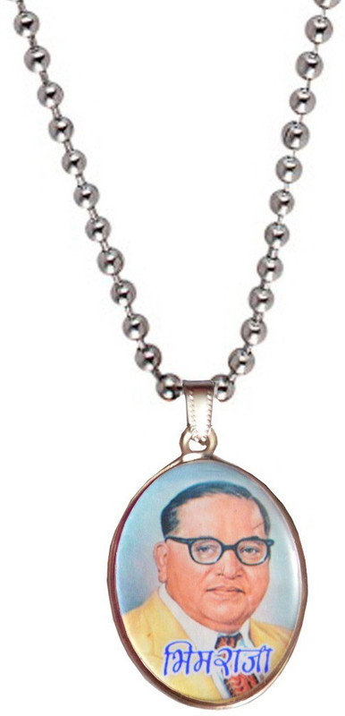 Men Style Dr.Bhimraj Ambedkar Debossed Multicolor Dog Tag