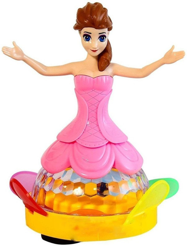 Suvesa Best Dancing Princess Robot with Music and 4D Lights(Multicolor) Suvesa Best Dancing Princess Robot with Music and 4D Lights(Multicolor)