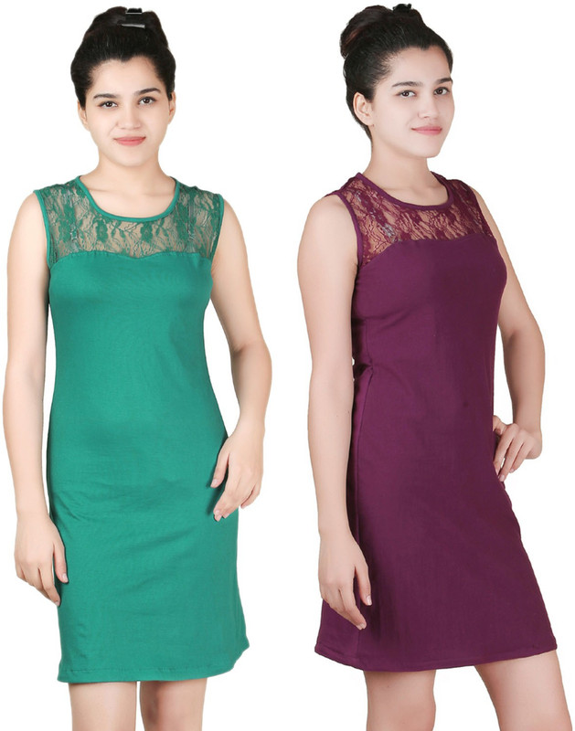 VR Designers Women Shift Multicolor Dress