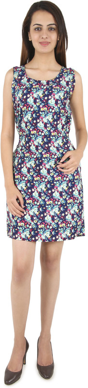 Western World Women Fit and Flare Multicolor Dress