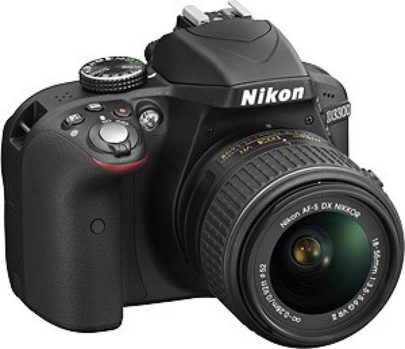 Nikon D3300 DSLR Camera with 18-55 mm VR Lens + 16GB Wi Fi Card & DSLR Bag(Black)