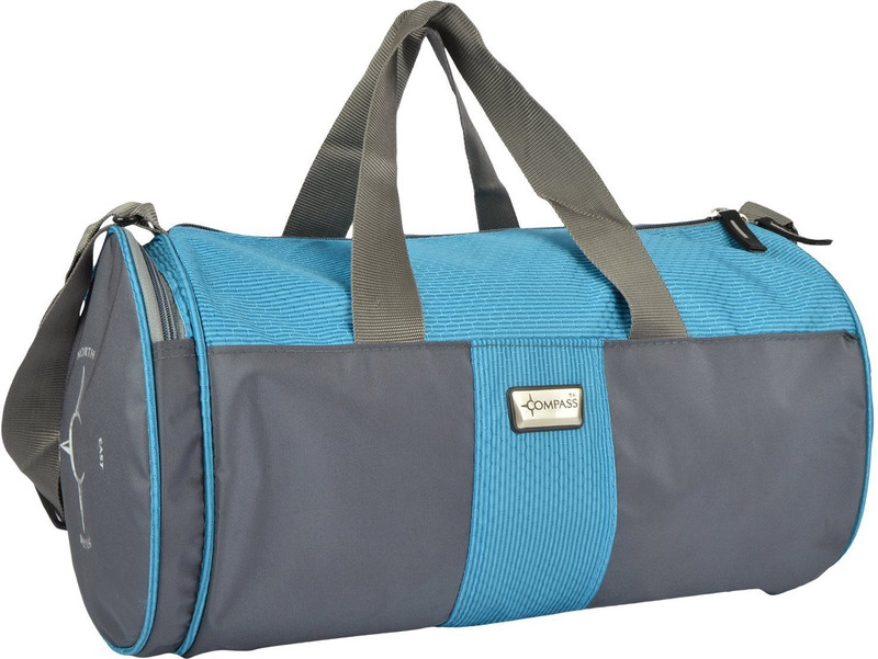 Compass 17 inch/43 cm Multi-utility Trendy Gym Bag Gym Bag(Blue)